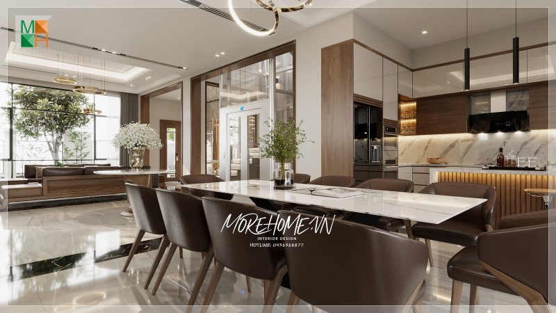 Thiết kế nội thất biệt thự Quảng Ninh